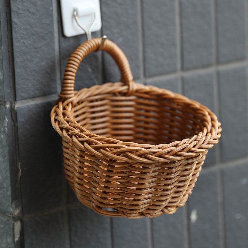 Handmade Wicker Fruit Basket Bowlift