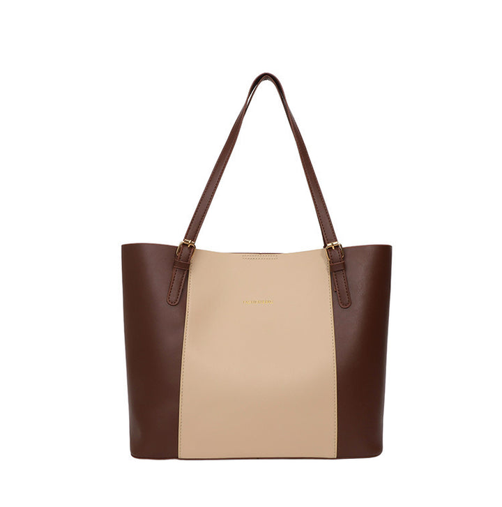 Sleek Minimalist Leather Tote Bag Bowlift