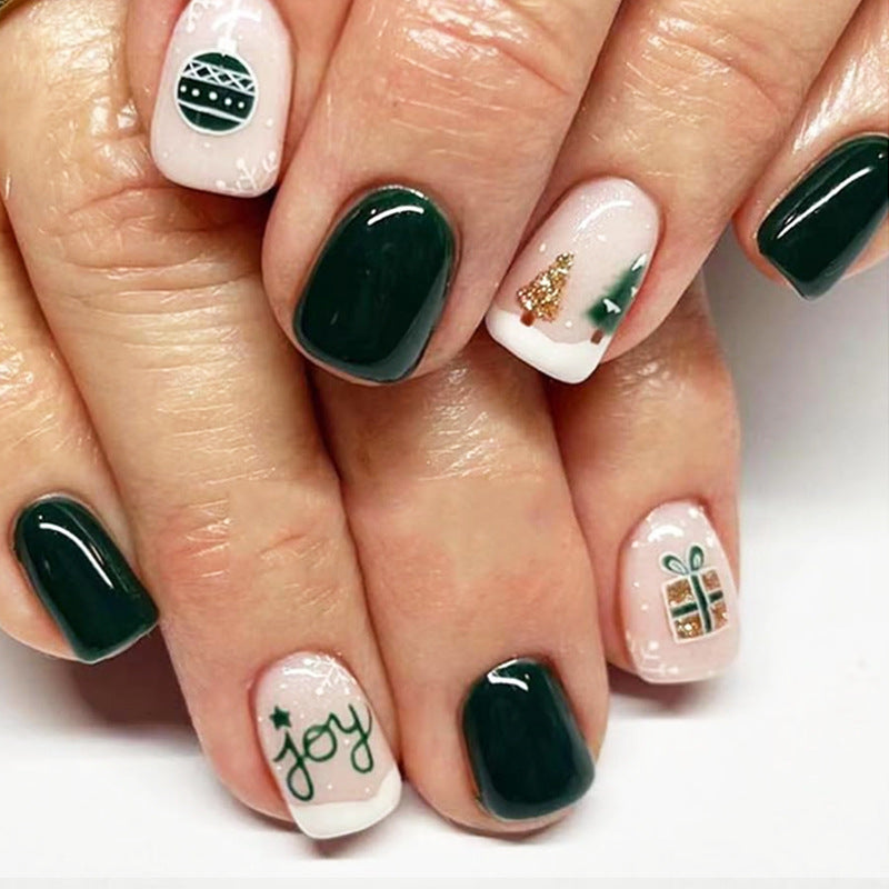 Festive Holiday Press-On Nail Art Collection Bowlift