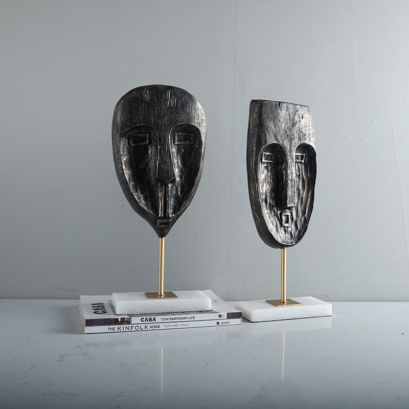 Decorative Tribal Mask Sculpture