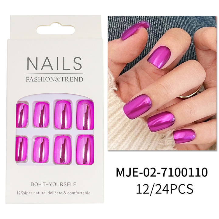 Premium Glossy Artificial Nail Tips Bowlift