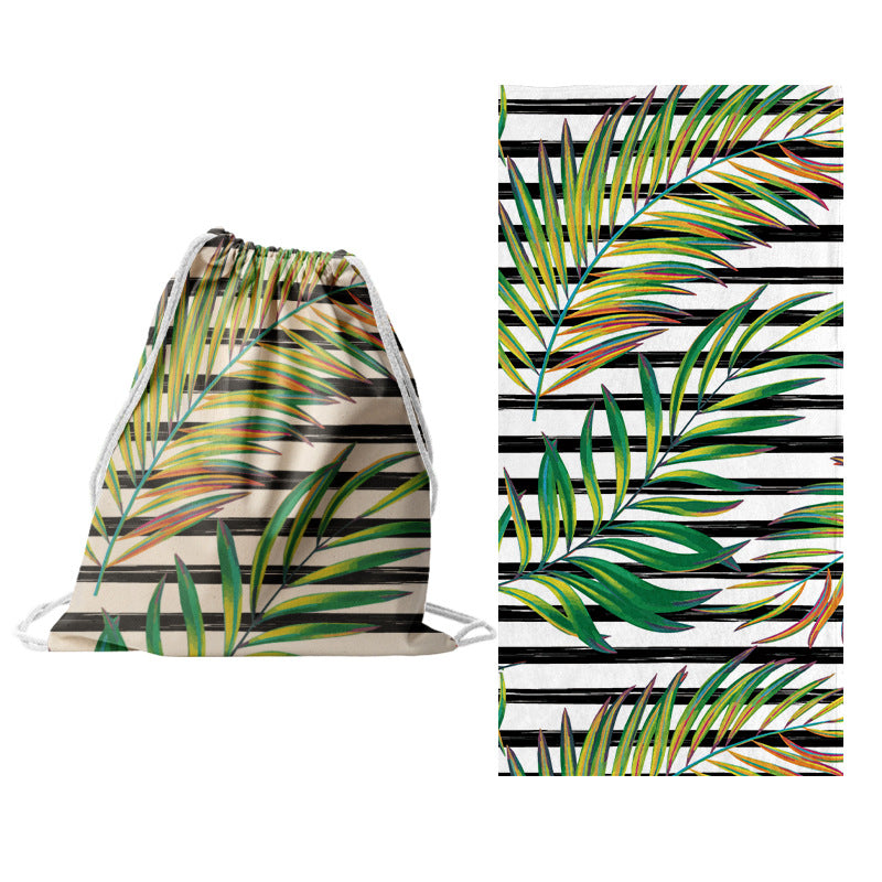 Sporty tote bag with floral design Bowlift