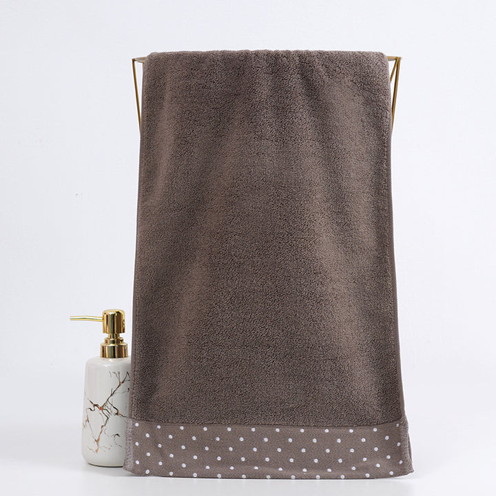 Terry Towel With Stylish Polka Dot Design Bowlift