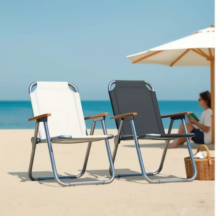 Women's Comfortable Folding Chair with Ergonomic Backrest and Stable Construction Bowlift