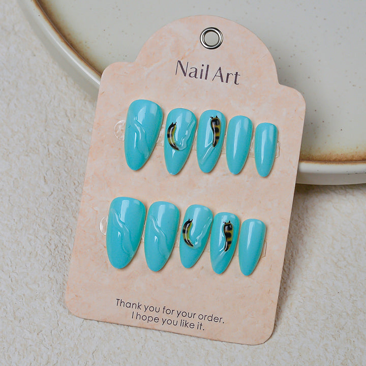Stylish Decorative Press-On Nail Set Bowlift