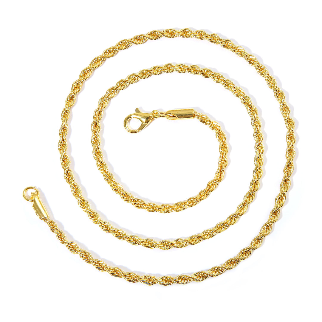 Twisted Rope Chain Necklace Bowlift
