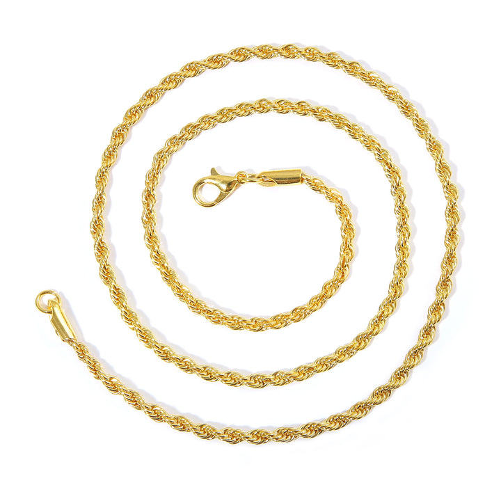 Twisted Rope Chain Necklace Bowlift