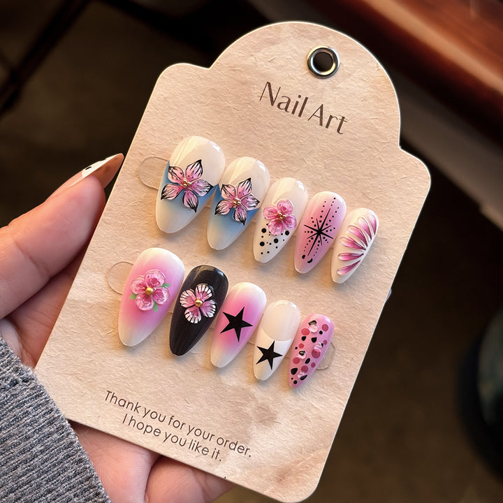 Decorative Press-On Nail Collection Bowlift
