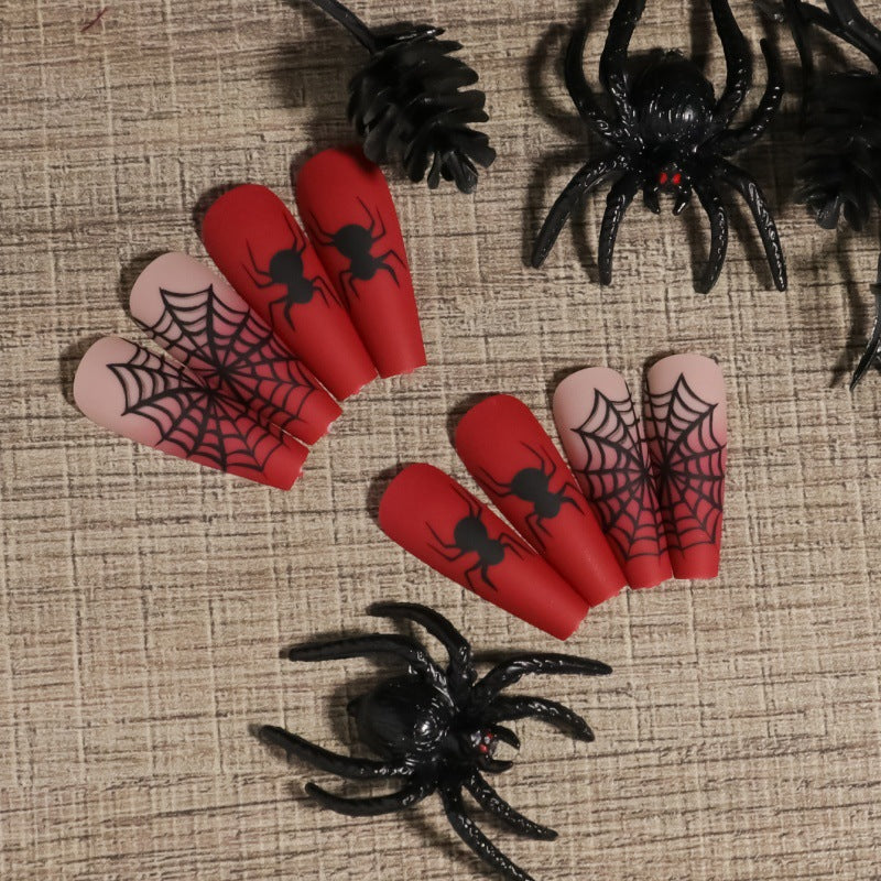 Halloween-Themed Press-On Nail Art Bowlift