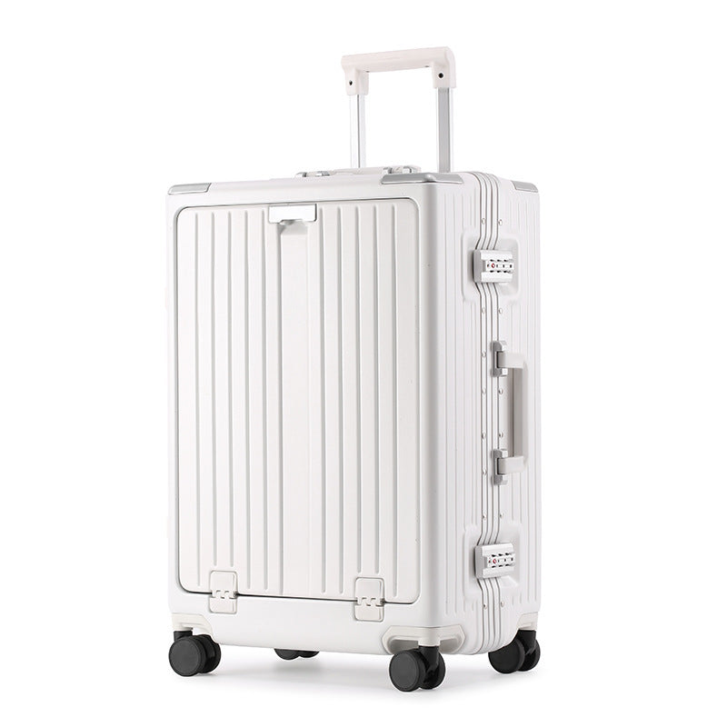 Unisex Impact-Resistant Hard Shell Carry-On Suitcase Bowlift