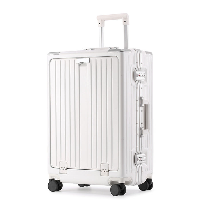 Unisex Impact-Resistant Hard Shell Carry-On Suitcase Bowlift