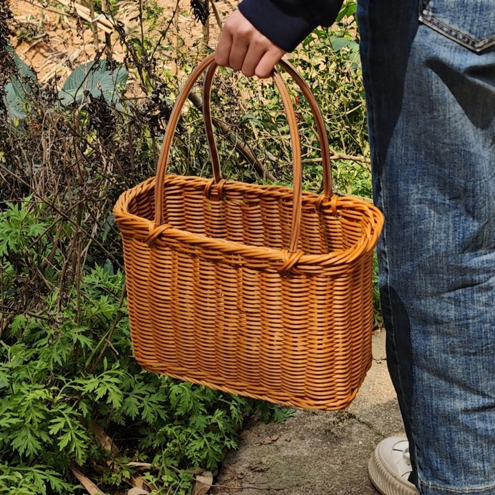 Premium Handwoven Storage Basket Bowlift