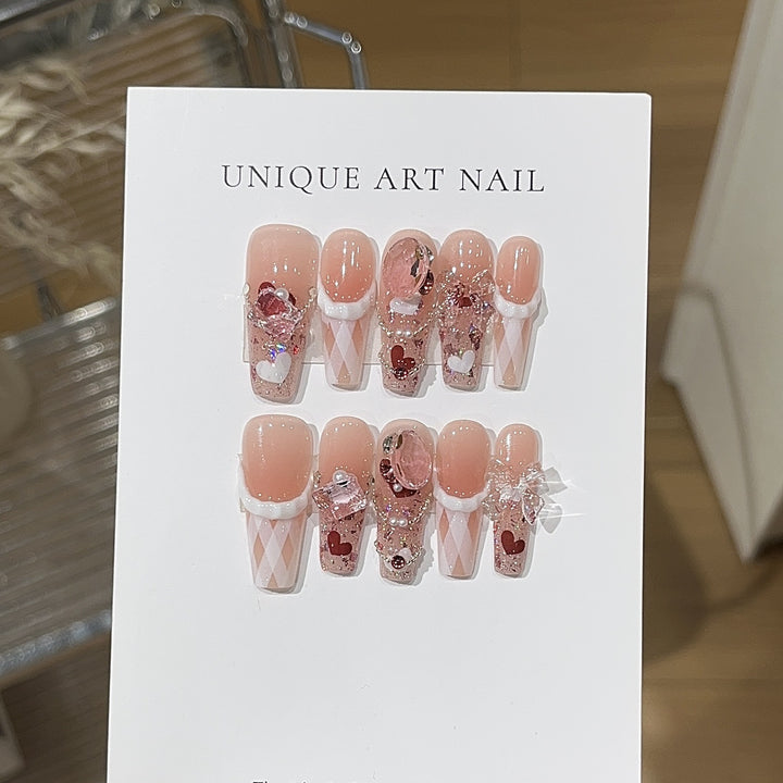Nail Art Press-On Set Bowlift