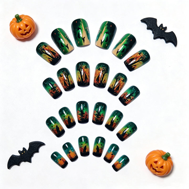 Creative Art Nails with Fascinating Forest and Mushroom Designs Bowlift