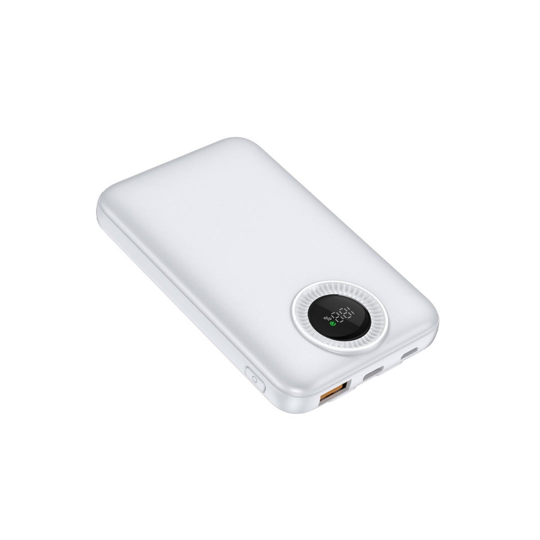 Portable high-performance power bank with inductive charging technology and digital display Bowlift