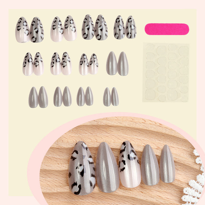 Creative Leopard Design Nail Art Set Bowlift