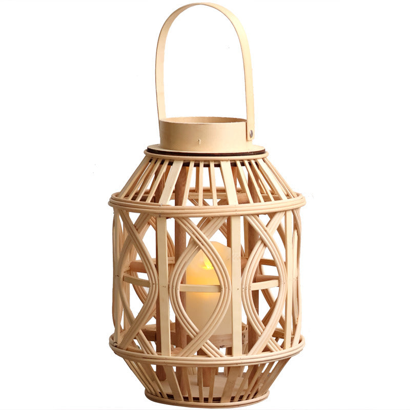 Decorative Rattan Pendant Lamp Bowlift