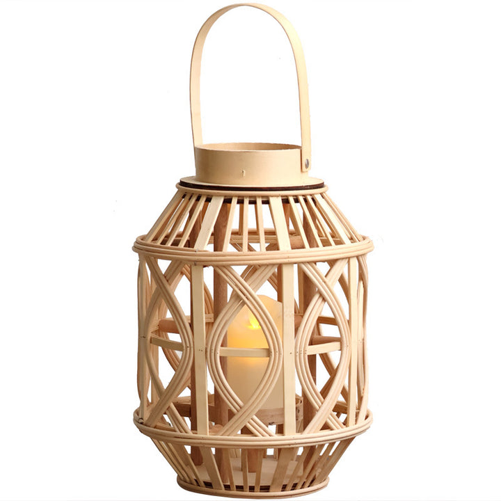 Decorative Rattan Pendant Lamp Bowlift