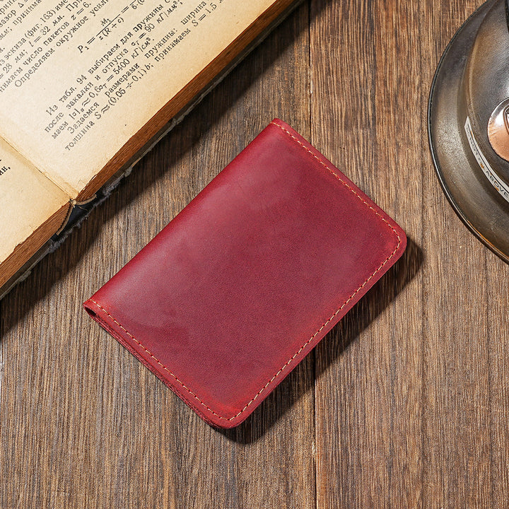 Premium Leather Bi-Fold Card Wallet