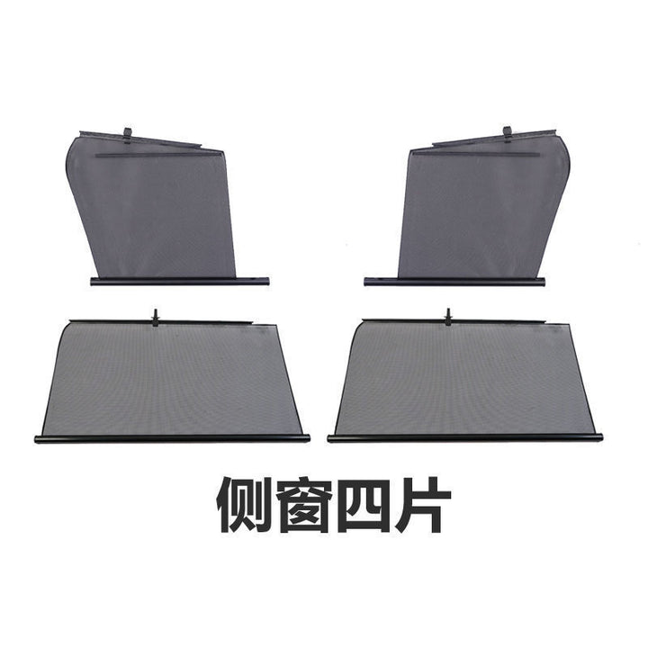 Retractable Mesh Rear Window Sunshade Panels for Cars Bowlift