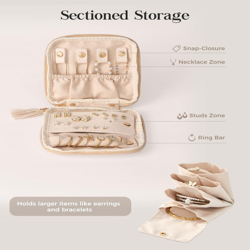 Elegant jewelry organizer with individual divider system Bowlift