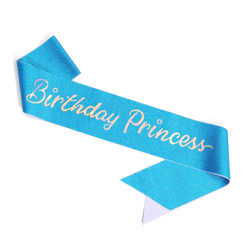 Women's Glittering Birthday Sash Bowlift