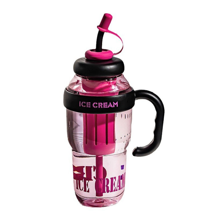 Ladies drinking container with practical straw Bowlift