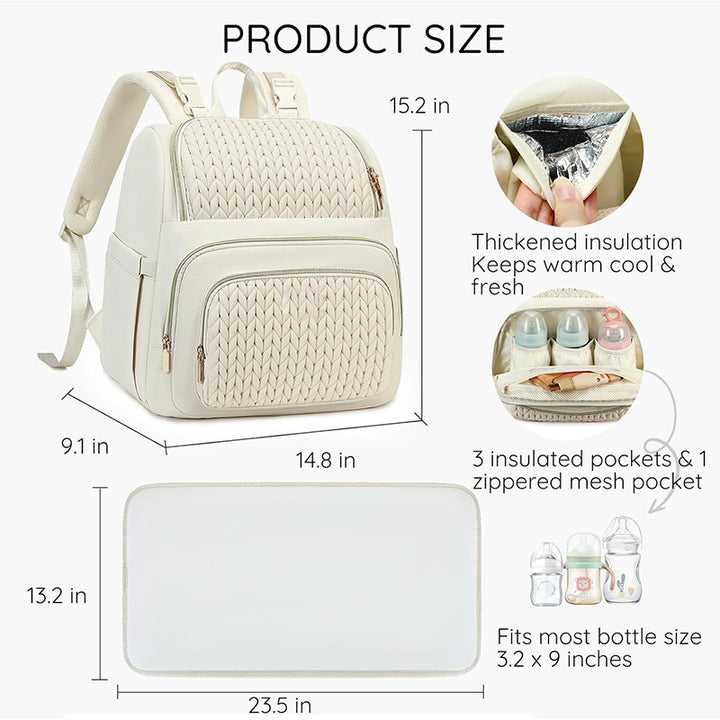 More elegant and functional backpack with practical organizer Bowlift