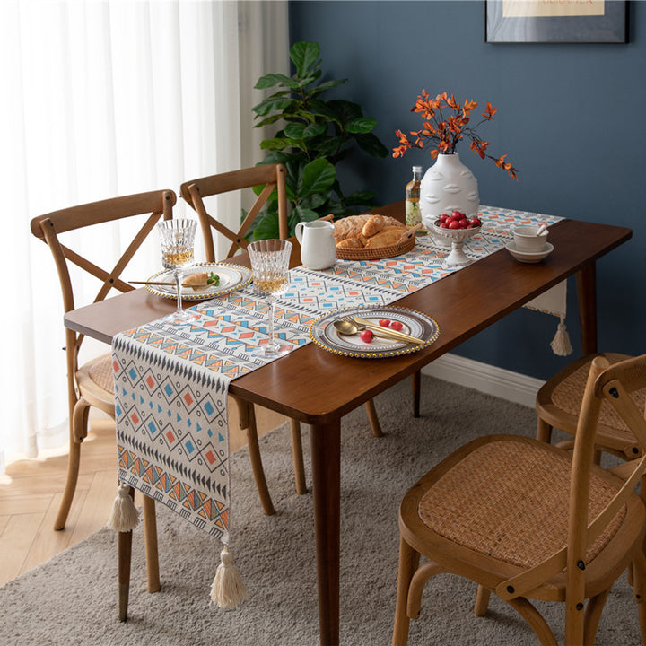 Geometric Patterned Table Runner