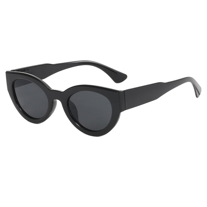 Ladies fashionable square sunglasses with mirrored lenses Bowlift