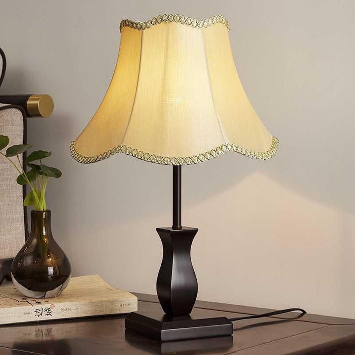 Elegant Fabric Shade Table Lamp