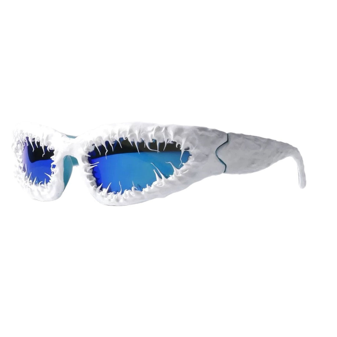 Women's creative design sunglasses with unique structured frame Bowlift