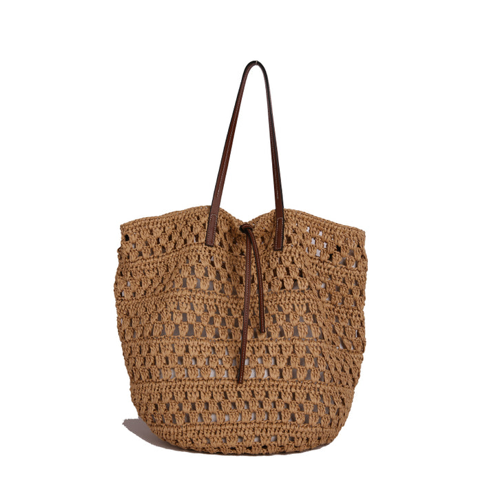 Handwoven Macrame Beach Bag Bowlift