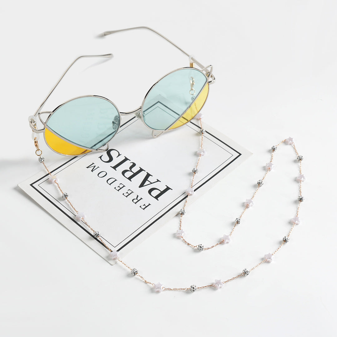 Elegantly Beaded Eyewear Chain Bowlift