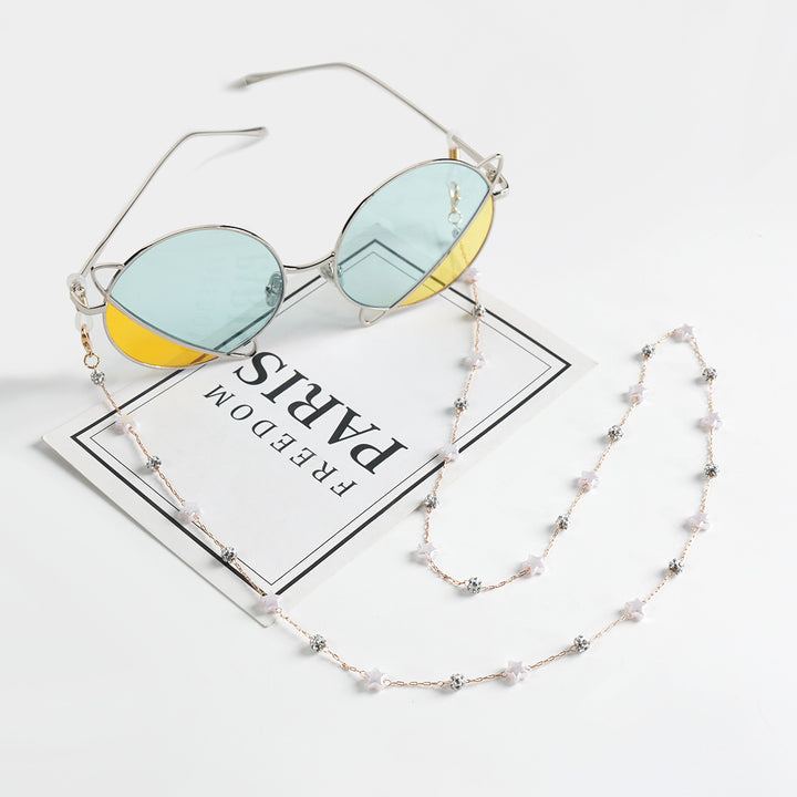 Elegantly Beaded Eyewear Chain Bowlift