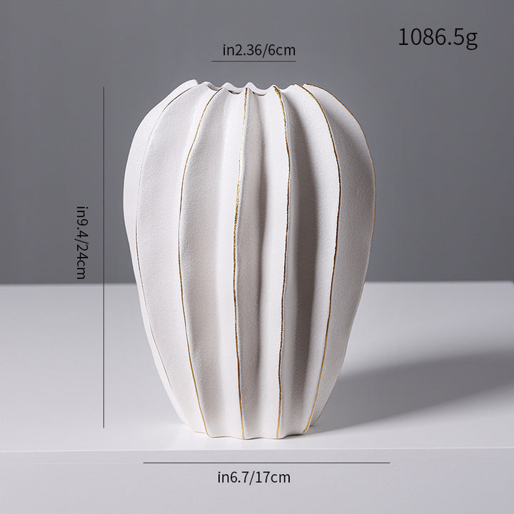 Modern Textured Ceramic Vase