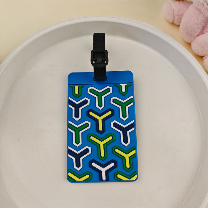 Unisex Vibrant Patterned Luggage Tag Bowlift