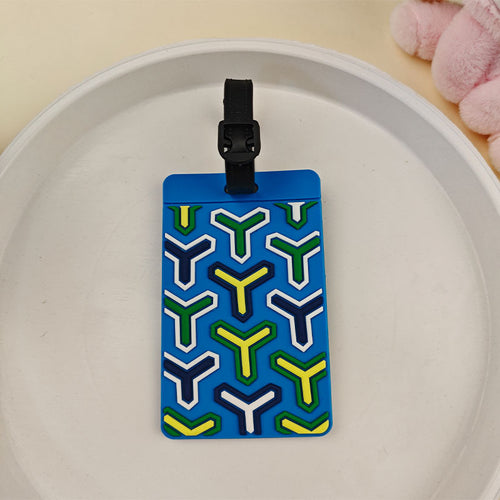 Unisex Vibrant Patterned Luggage Tag Bowlift