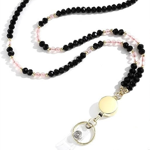 Beaded Eyewear Retractable Lanyard Bowlift