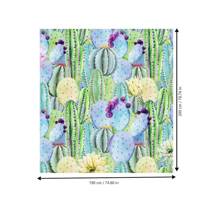 Beach blanket with floral cactus pattern Bowlift