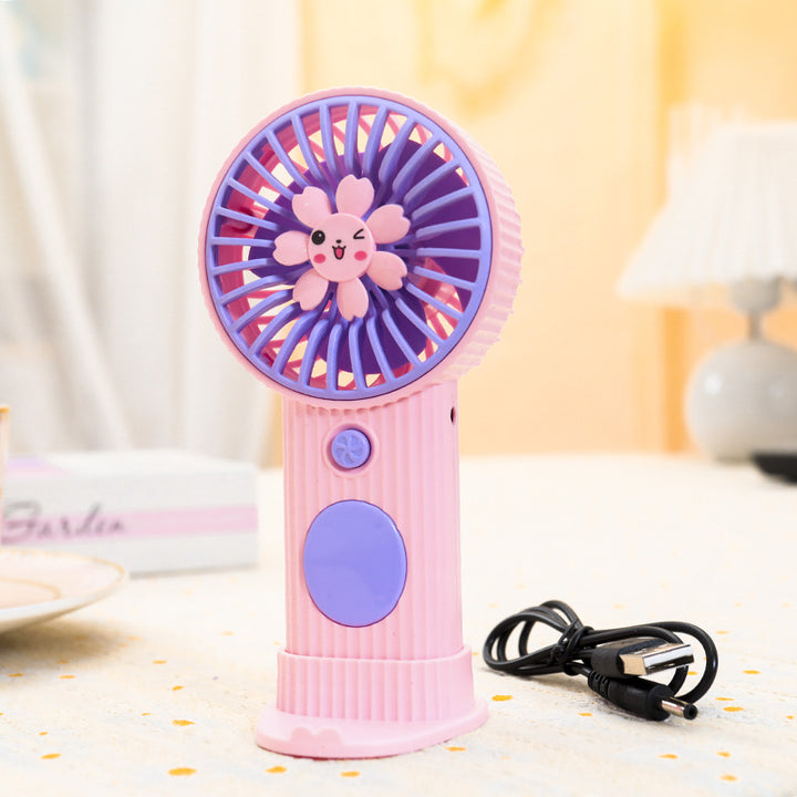 Ladies Portable Handheld Fan Bowlift