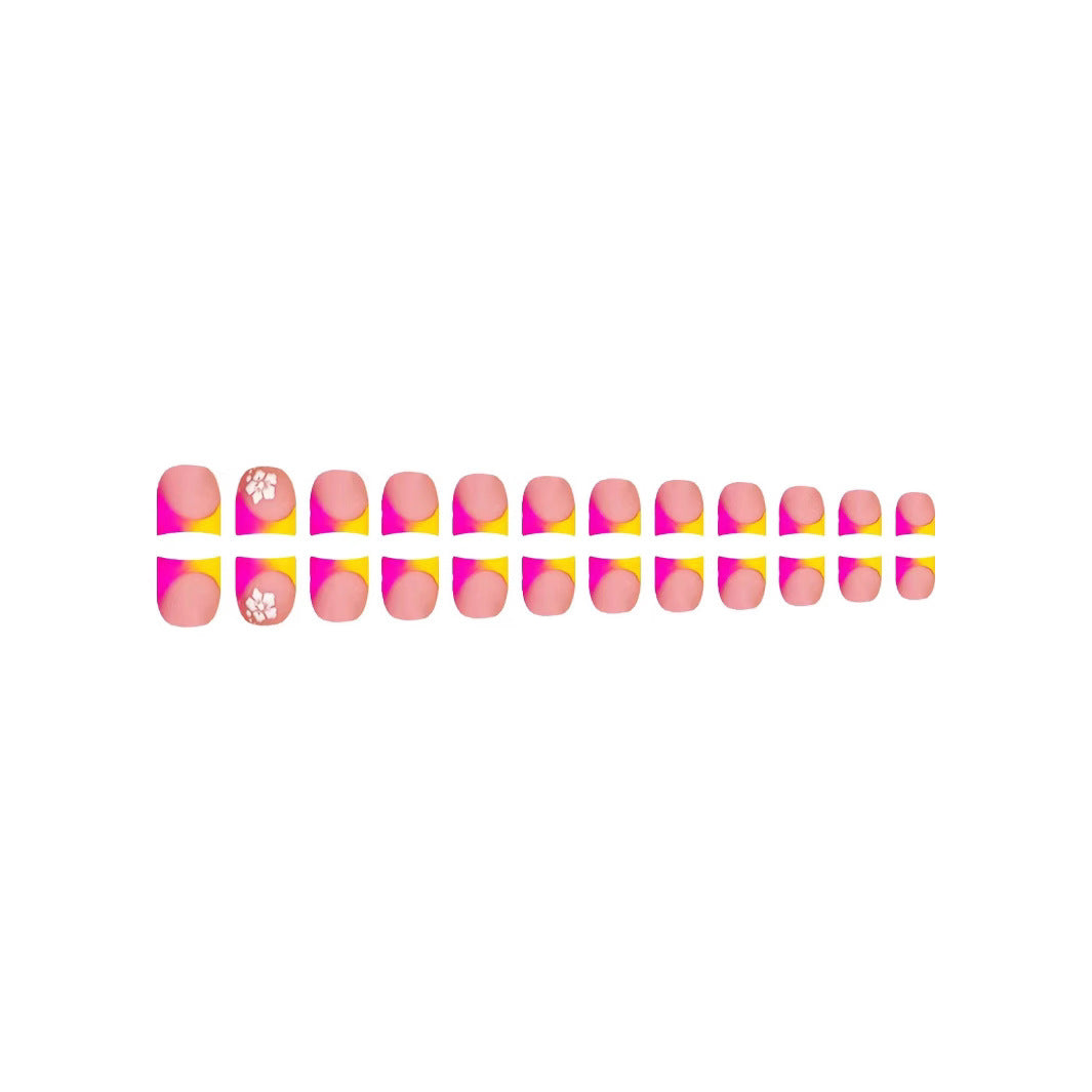 Trendy Flame Design Acrylic Nail Enhancements Bowlift