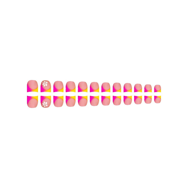 Trendy Flame Design Acrylic Nail Enhancements Bowlift