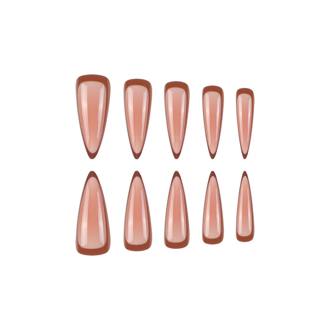 Stiletto Press-On Nail Art Bowlift