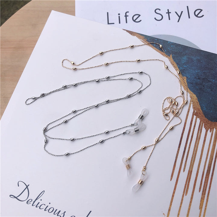 Stylish Metal Chain Eyewear Retainer Bowlift