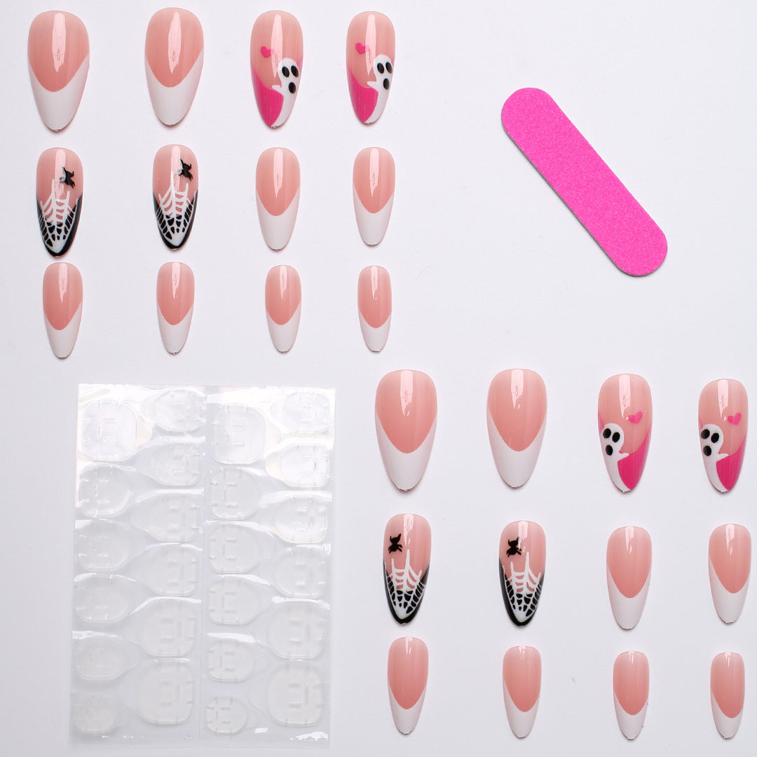 Creatively designed Halloween artificial nails Bowlift