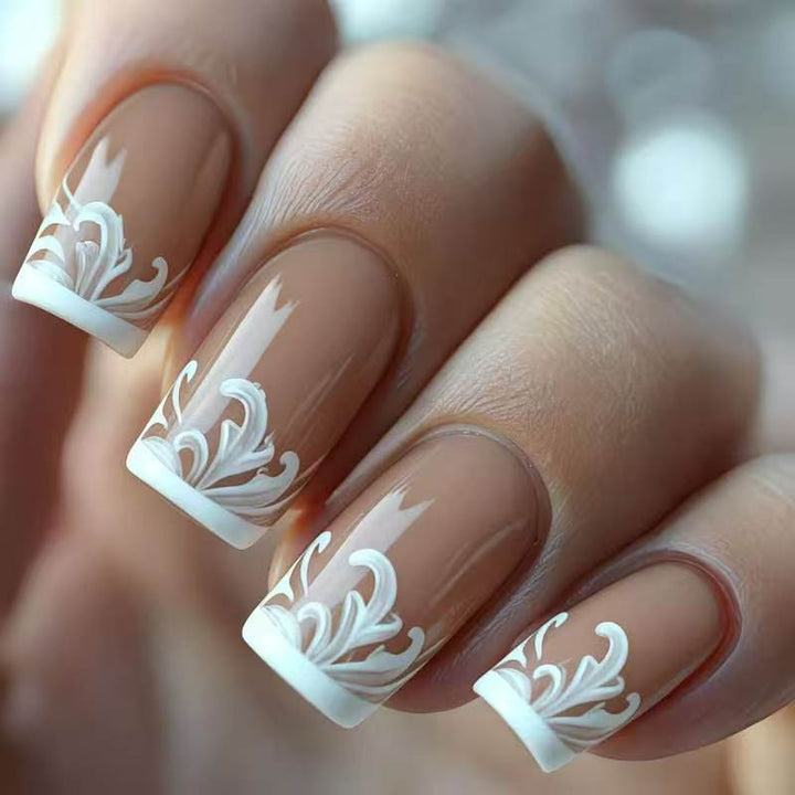 Elegant French Tip Nail Art Designs Bowlift