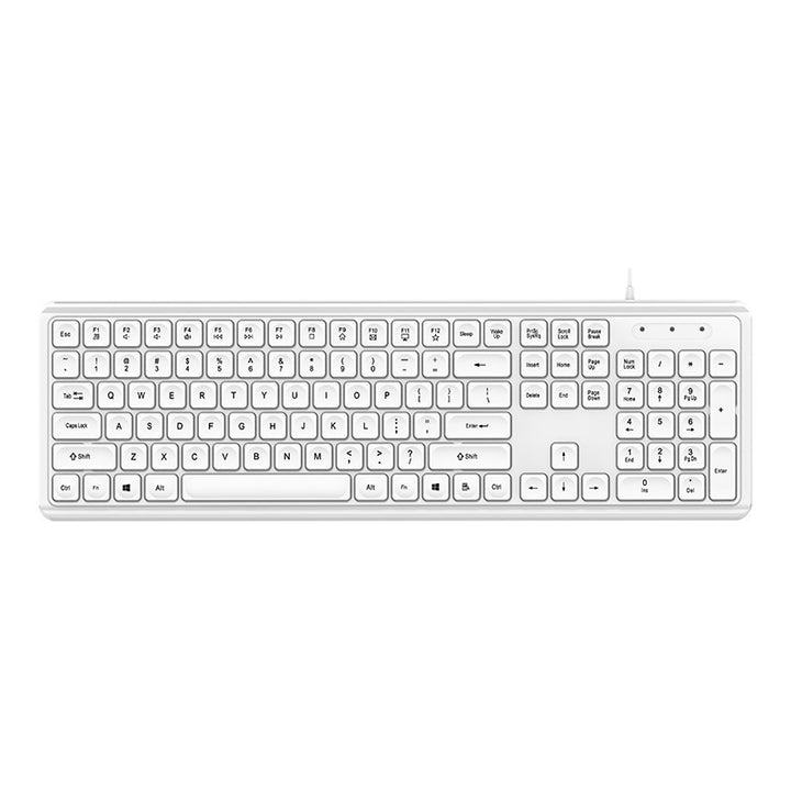 Wired Minimalistic Multimedia Keyboard Bowlift