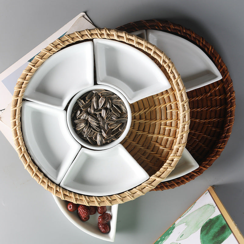 Unisex Serving Tray with Separate Compartments Bowlift