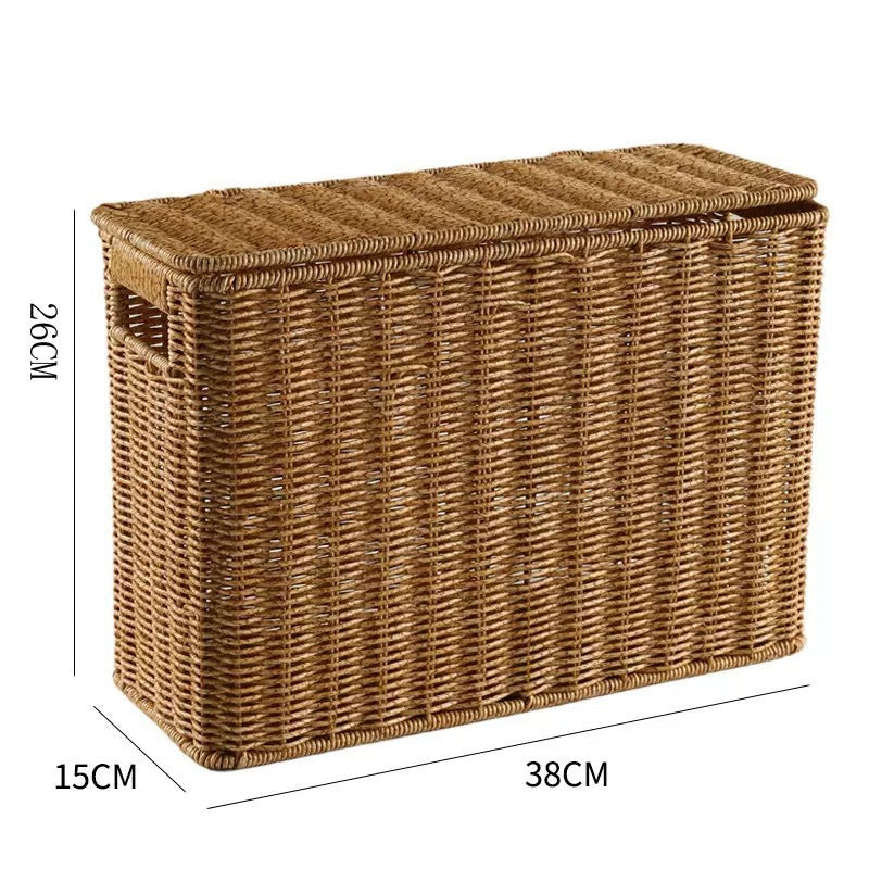 Unisex decorative rattan storage box Bowlift